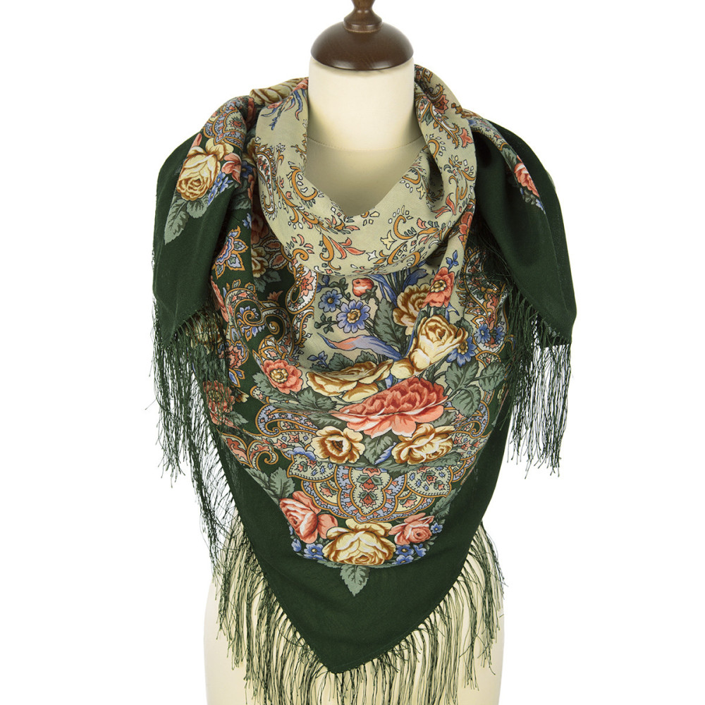 Shop Double-Thread Woolen Yarn Scarves 110х110 cm Платок «Страна чудес» online at Skazka.site | Eligible for fast shipping and free returns. Платок «Страна чудес»