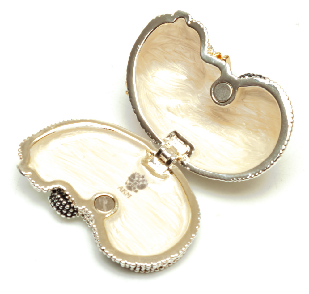 50 mm Small Cat Silver Jewellery Box