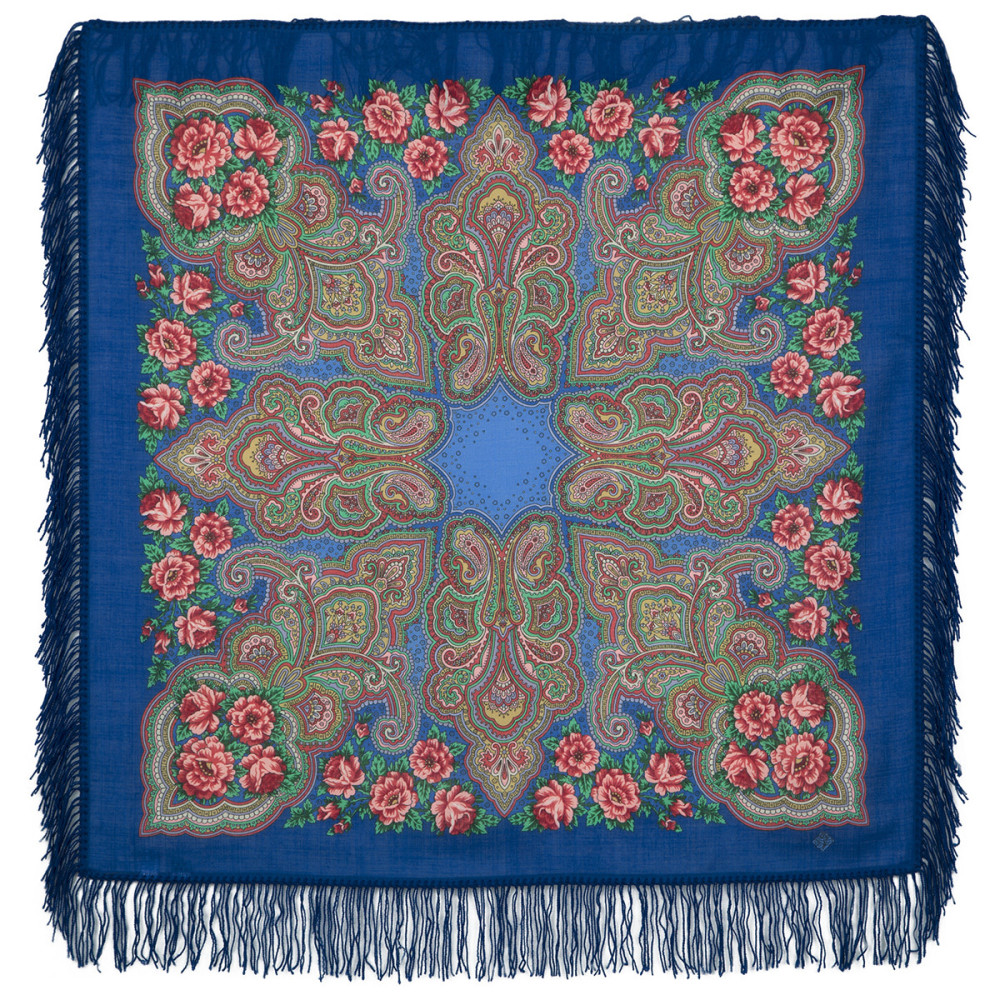 Shop Woolen Scarves with Woolen Fringe 89x89 cm 89x89 cm Kamarinskaya Woolen Shawl with Woolen Fringe Pavlovo Posad Manufactory online at Skazka.site | Eligible for fast shipping and free returns. 89x89 cm Kamarinskaya Woolen Shawl with Woolen Fringe Pavlovo Posad Manufactory