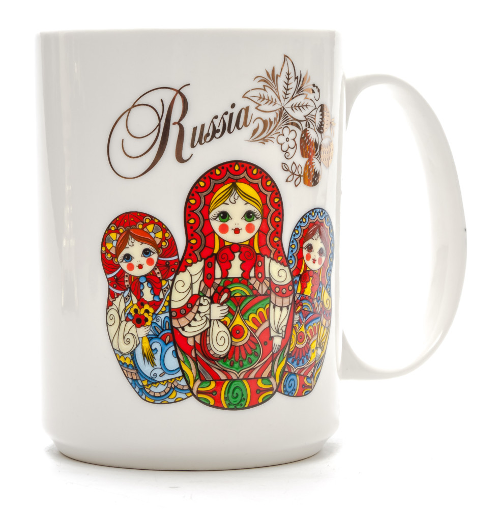 Matryoshka Ceramic Mug (by AKM Gifts)