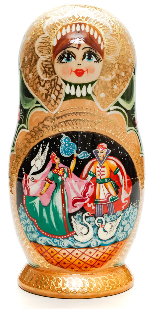 Shop Exclusive Nesting Dolls 210 mm Russian Fairytale handpainted Wooden Matryoshka Doll 7 pcs (by Valery Crafts) online at Skazka.site | Eligible for fast shipping and free returns. 210 mm Russian Fairytale handpainted Wooden Matryoshka Doll 7 pcs (by Valery Crafts)