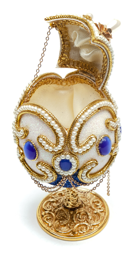 115 mm Blue Cat's Eye Easter Egg