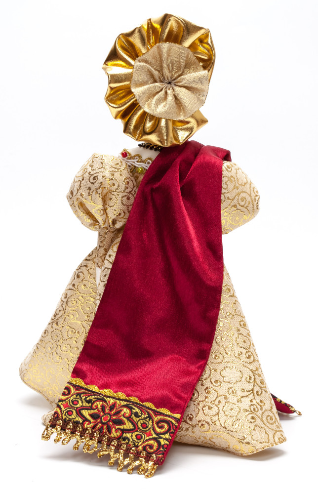 Russian Girl hand made Porcelain Doll in a 19th century Dress - 11 Inches (by Le Russe)
