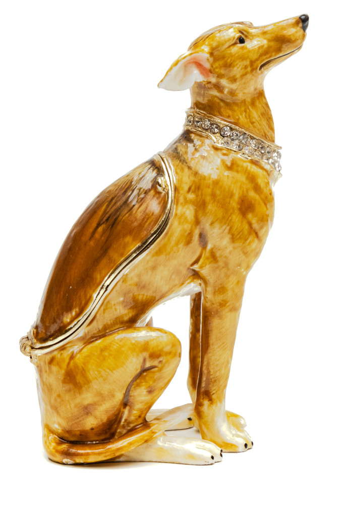 85 mm Italian Greyhound Jewellery Box
