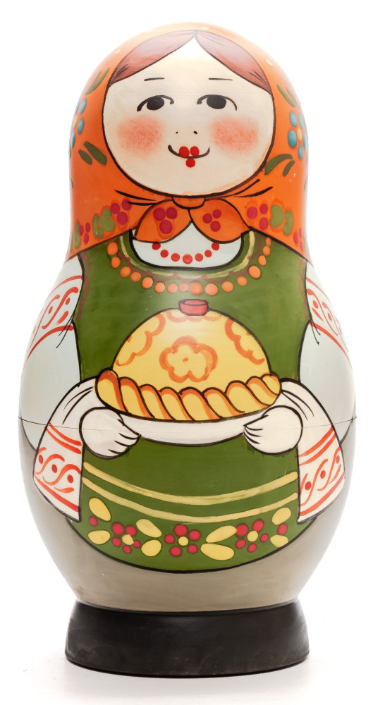 Shop Exclusive Nesting Dolls 160 mm Mistress with Bread and Salt hand painted Traditional Russian Wooden Matryoshka doll 5 pcs (by Igor Malyutin) online at Skazka.site | Eligible for fast shipping and free returns. 160 mm Mistress with Bread and Salt hand painted Traditional Russian Wooden Matryoshka doll 5 pcs (by Igor Malyutin)