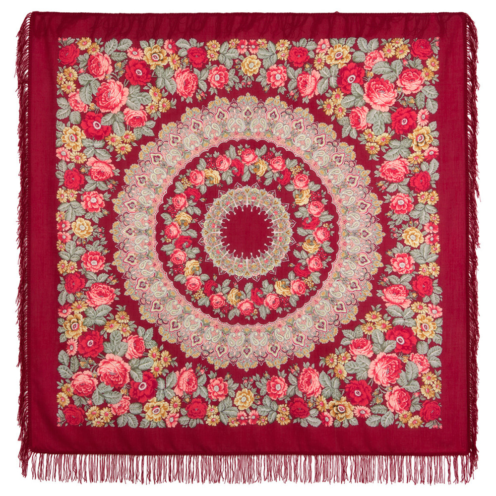 Shop Woolen Scarves with Woolen Fringe 146x146 cm 146x146 mm Prayer Woolen Shawl with Woolen Fringe Pavlovo Posad Manufactory online at Skazka.site | Eligible for fast shipping and free returns. 146x146 mm Prayer Woolen Shawl with Woolen Fringe Pavlovo Posad Manufactory