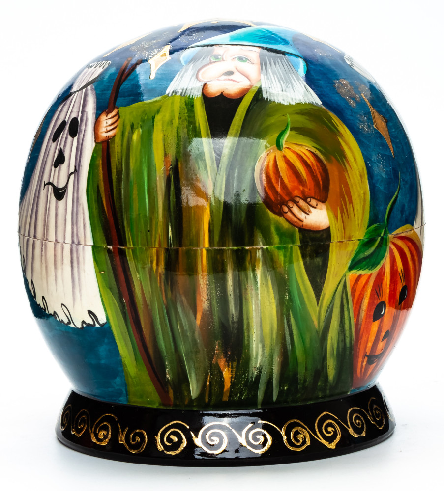 130x130 mm Halloween Christmas Tree Ornaments set of 6 pcs (by Andrey Studio)