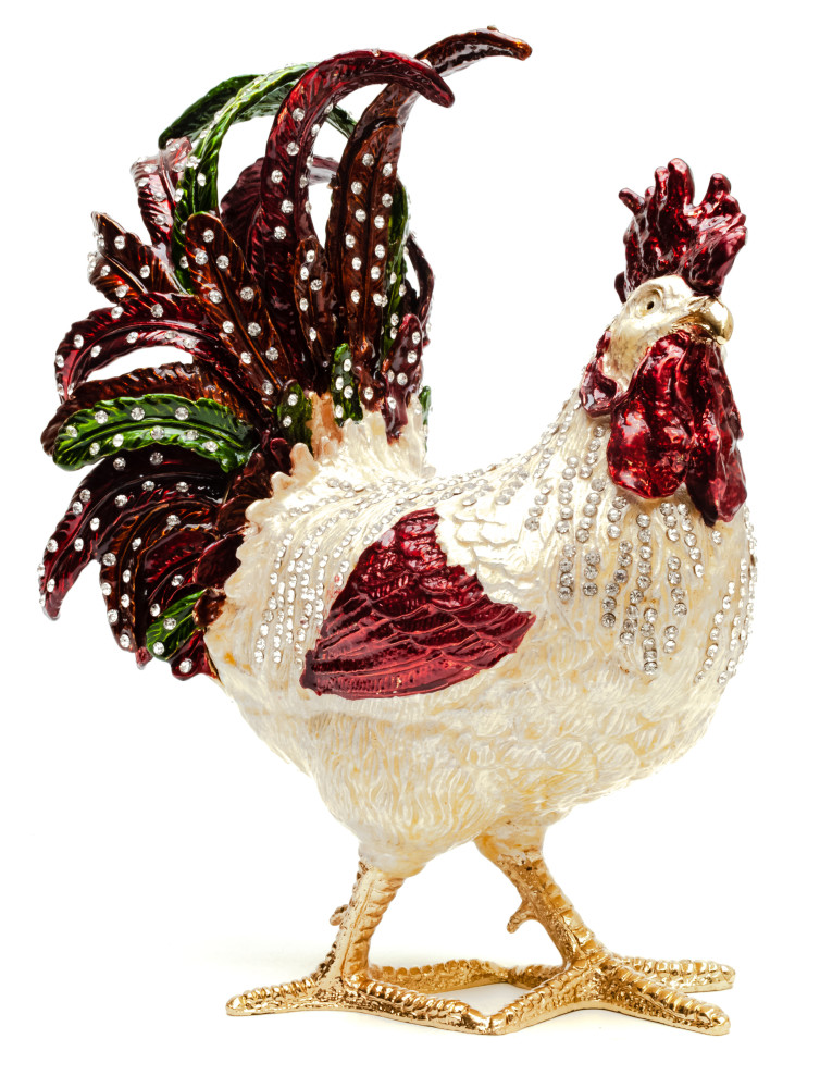 230 mm Cockerel Jewellery Box