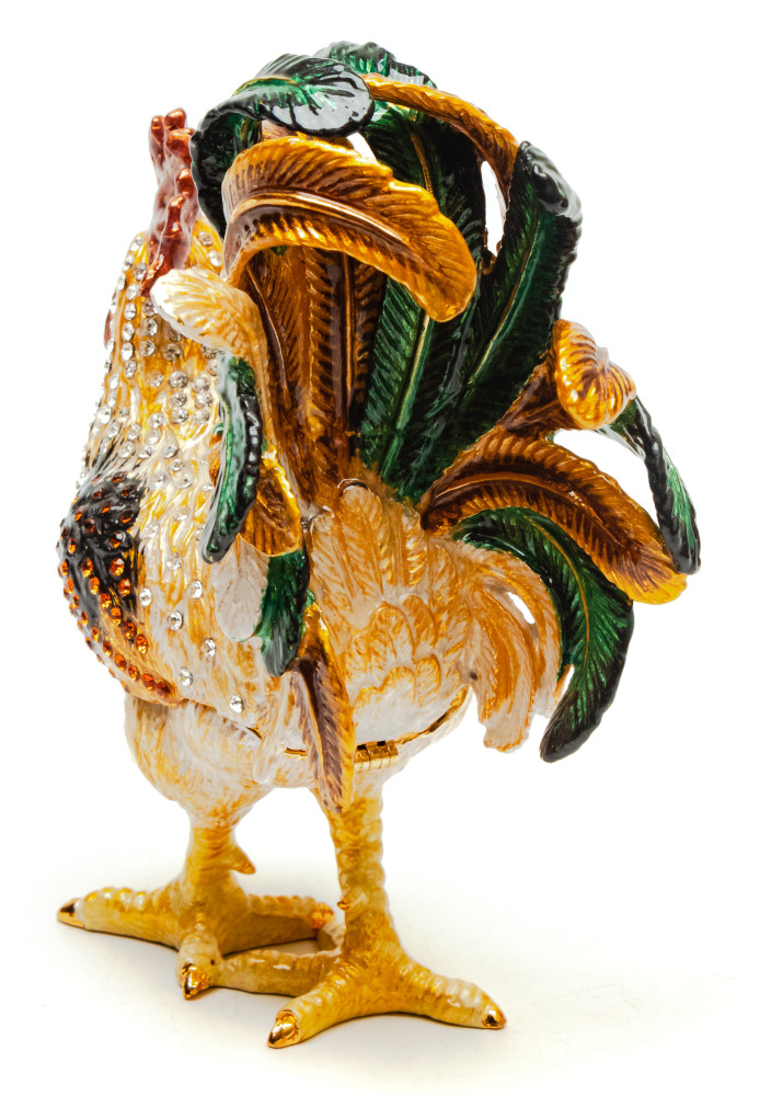 115 mm Cockerel Jewellery Box