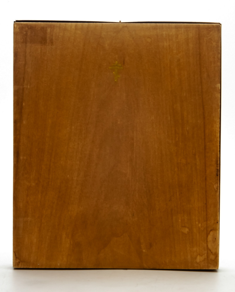 190x230mm Our Lady of the Sign handpainted wooden Icon with metal frame (by Galina Studio)