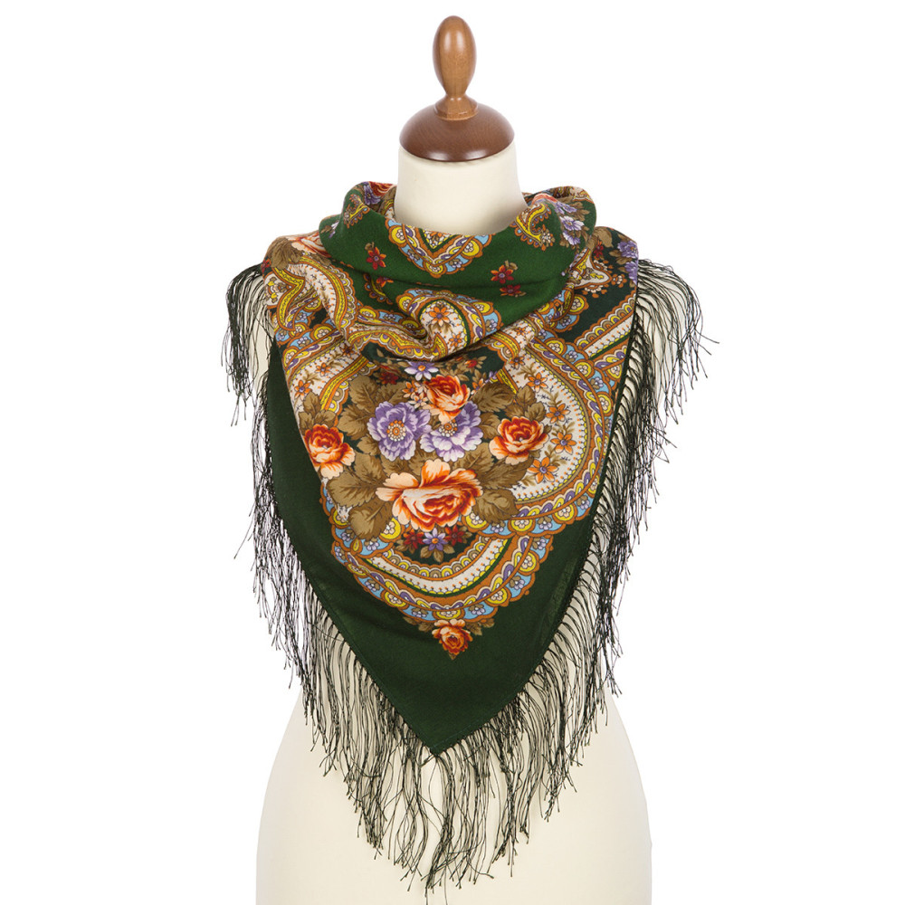 Shop Woolen Scarves with Silk Fringe 89x89 cm Платок «На крыльях памяти» online at Skazka.site | Eligible for fast shipping and free returns. Платок «На крыльях памяти»