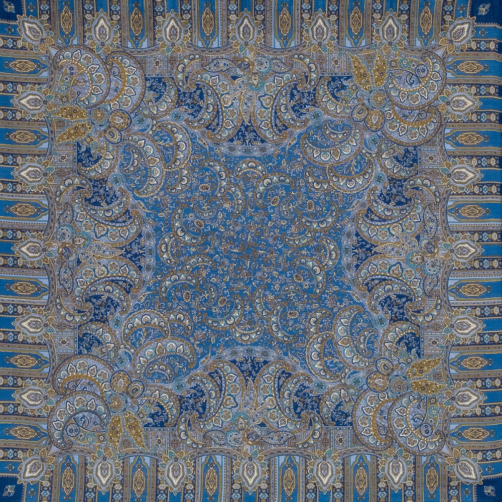 Shop Woolen Scarves with Silk Fringe 125x125 cm Платок «Садко» online at Skazka.site | Eligible for fast shipping and free returns. Платок «Садко»