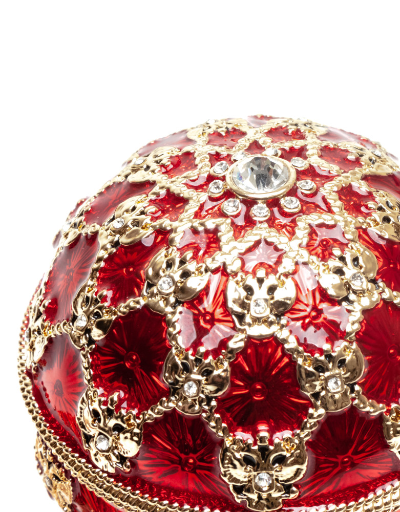 96 mm Imperial Coach and Red Imperial Coronation Easter Egg