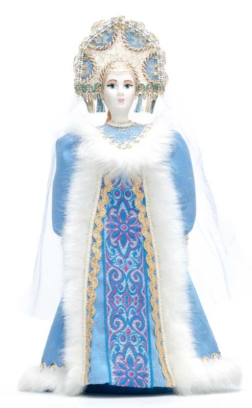 Snow Maiden Princess hand made Porcelain Doll - 11 Inches (by Le Russe)