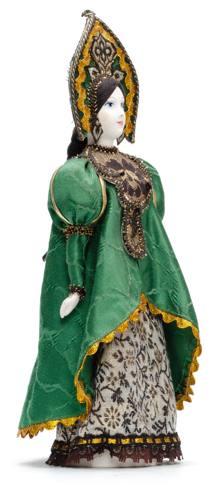 The Mistress of the Copper Mountain hand made Porcelain Doll - 11 Inches (by Le Russe)