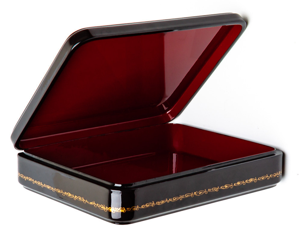 200x160mm Saint Basil Cathedral hand painted lacquered jewelery box (by Panferoff Studio)