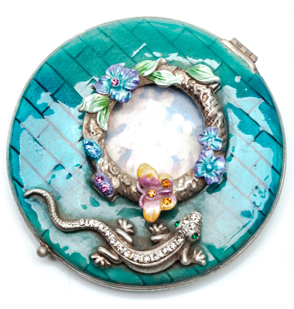 70 mm Lizzard with a Picture Light Blue Compact Mirror