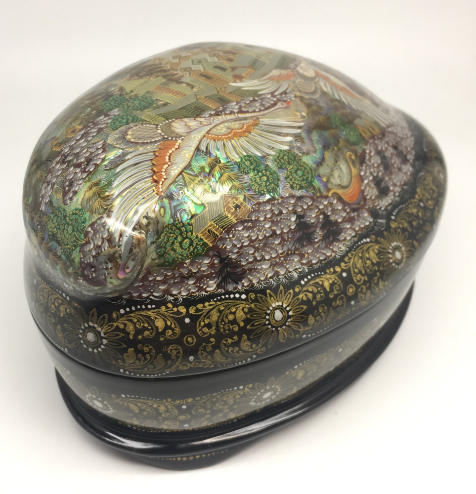 Russian North Lacquered Box from Kholui