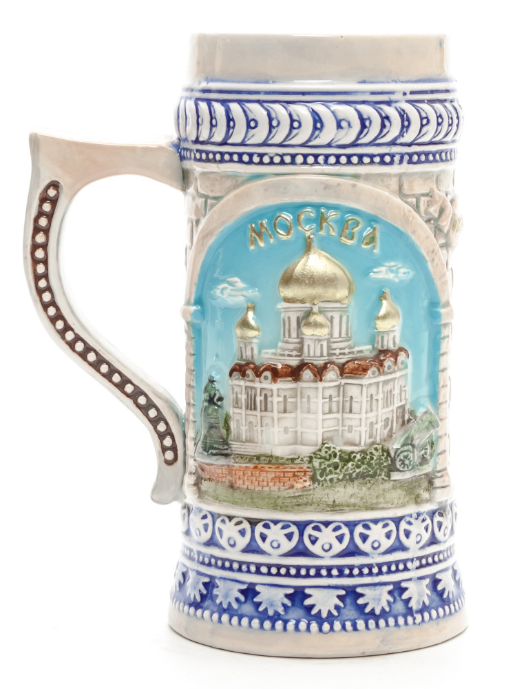 Moscow Attractions Beer Mug