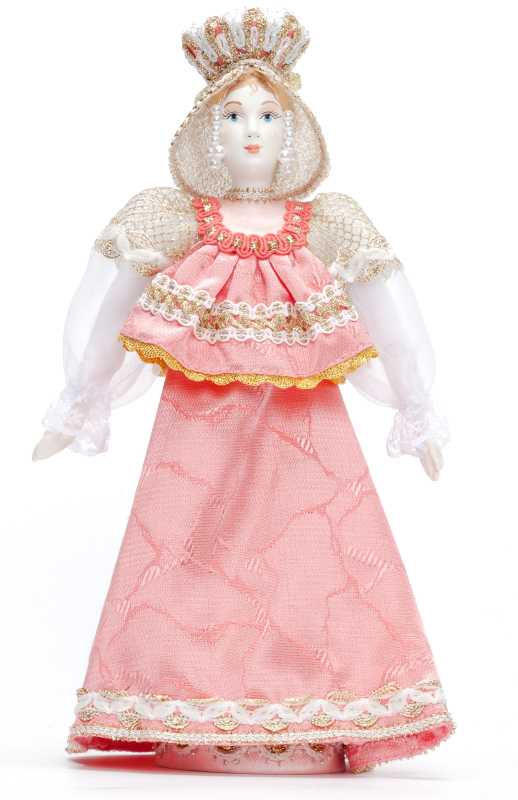 Russian Beauty hand made Porcelain Doll with Crown - 11 Inches (by Le Russe)