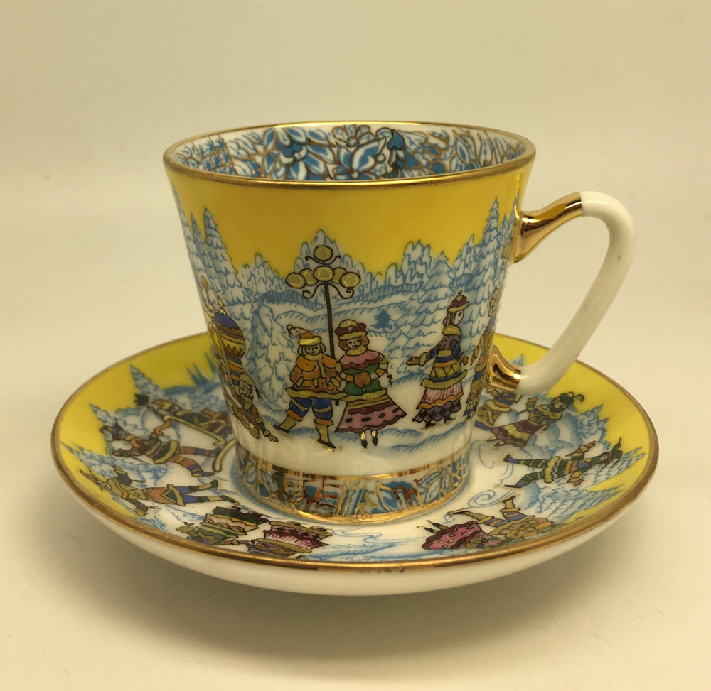 The Rink Hand Painted Coffee Cup
