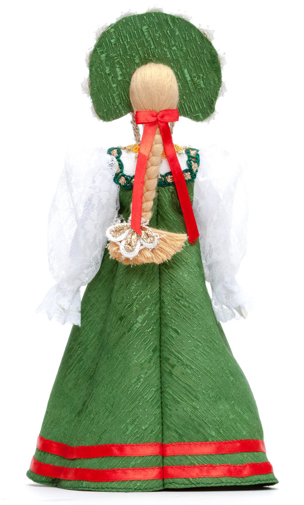 270 mm Russian Girl Doll in a Traditional Dress Porcelain Statue (by Le Russe)