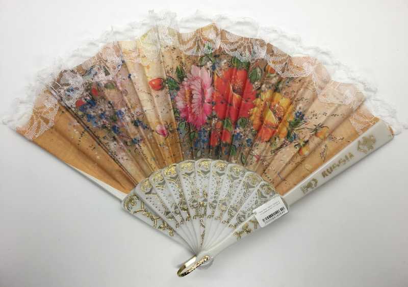 Flowers Hand Fan