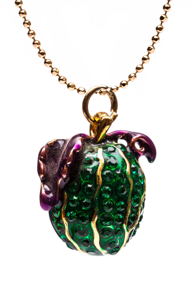 Green Fruit Egg Pendant