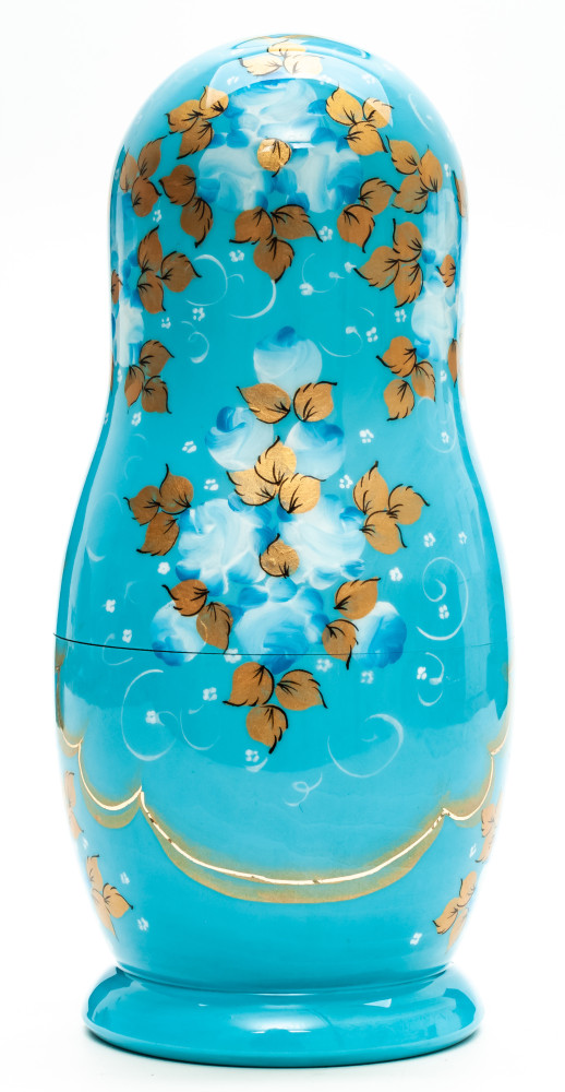 200 mm Moscow Snt Basil Cathedral hand painted wooden Matryoshka doll 5 pcs (by A Studio)