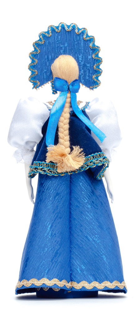 Russian Beauty hand made Porcelain Doll in Kokoshnik - 11 Inches (by Le Russe)