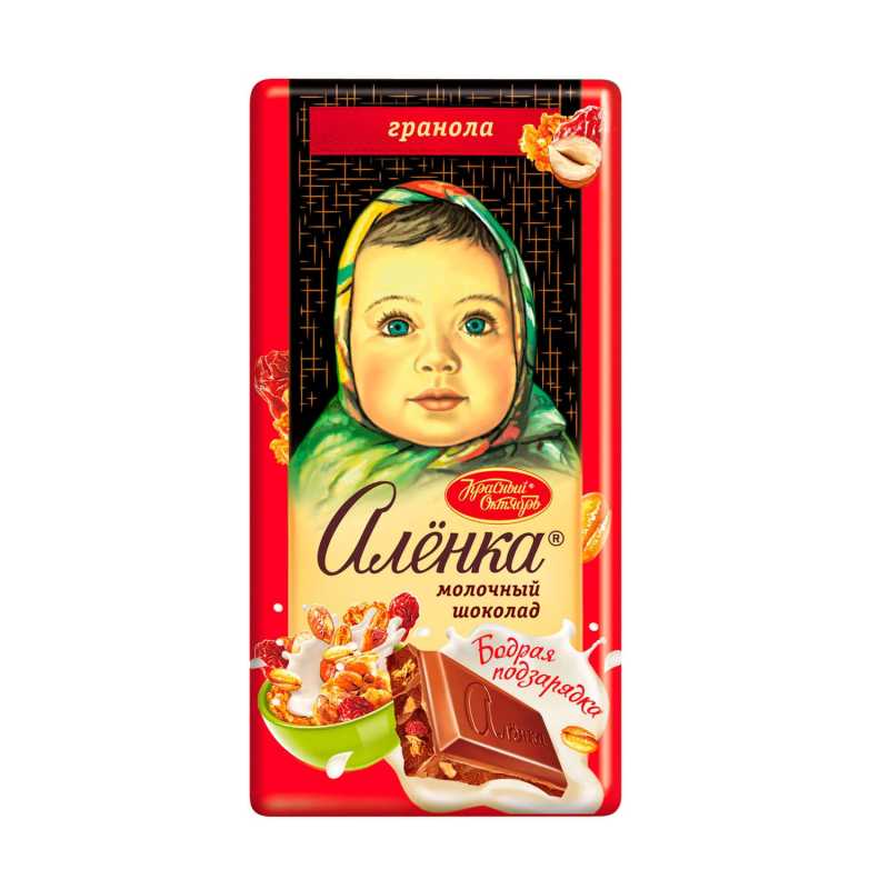 Alenka Bouncy Recharge Russian Milk Chocolate (90 g)