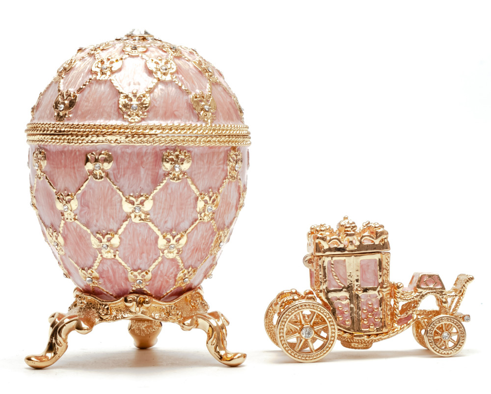 70 mm Imperial Coach and Pink Imperial Coronation Music Easter Egg