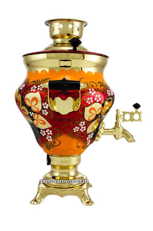 Wood Grouse Hand Painted Electric Samovar Kettle