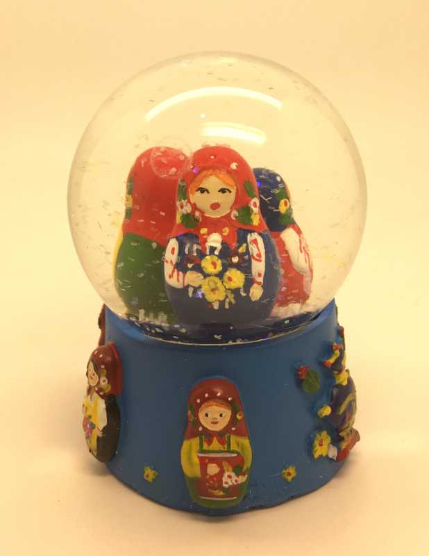 Matryoshkas Snow Globe