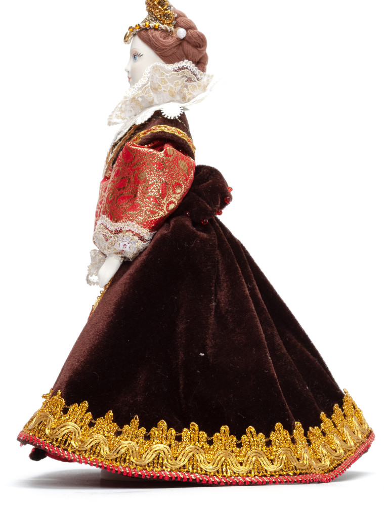 Spanish Girl hand made Porcelain Doll - 11 Inches (by Le Russe)