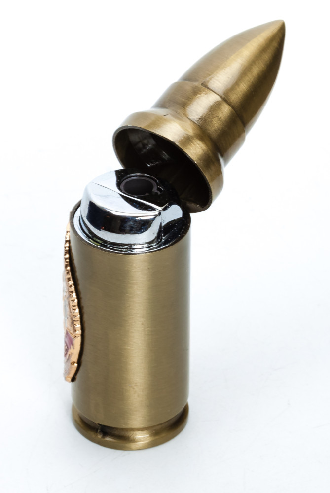 Excellent Serviceman of the RKKA Hunter Bullet Gas Metal Lighter (by Sergio Accendino)