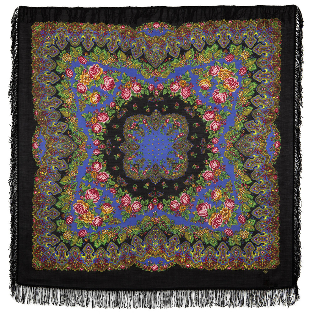 Shop Woolen Scarves with Woolen Fringe 146x146 cm 146x146 mm Slavic Holidays Woolen Shawl with Woolen Fringe Pavlovo Posad Manufactory online at Skazka.site | Eligible for fast shipping and free returns. 146x146 mm Slavic Holidays Woolen Shawl with Woolen Fringe Pavlovo Posad Manufactory