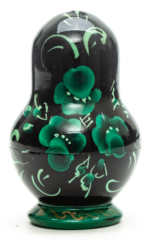 80 mm Firebird hand painted on Wooden Matryoshka doll 5 pcs (by Skazka)