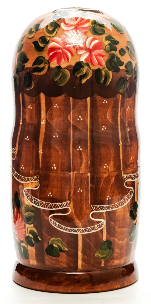 200 mm Moscow Saint Basil Cathedral hand painted Matryoshka Doll 7 pcs inside  (by Valery Studio)