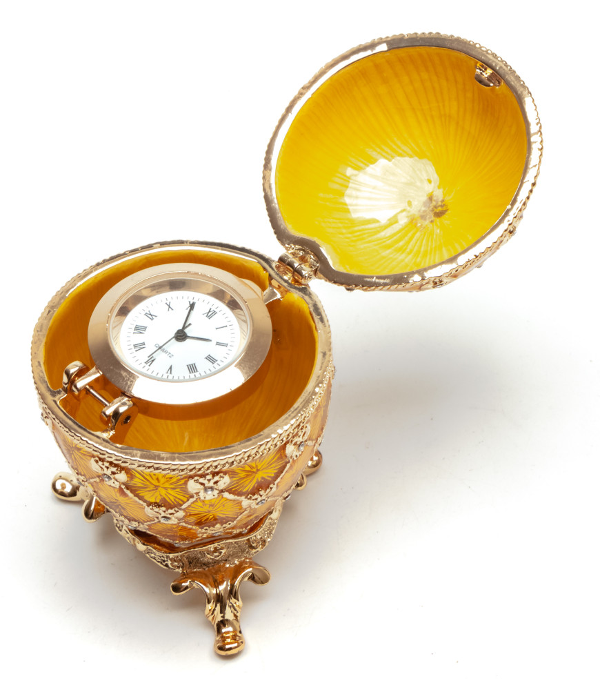 80 mm Clock and Gold Imperial Coronation Music Easter Egg