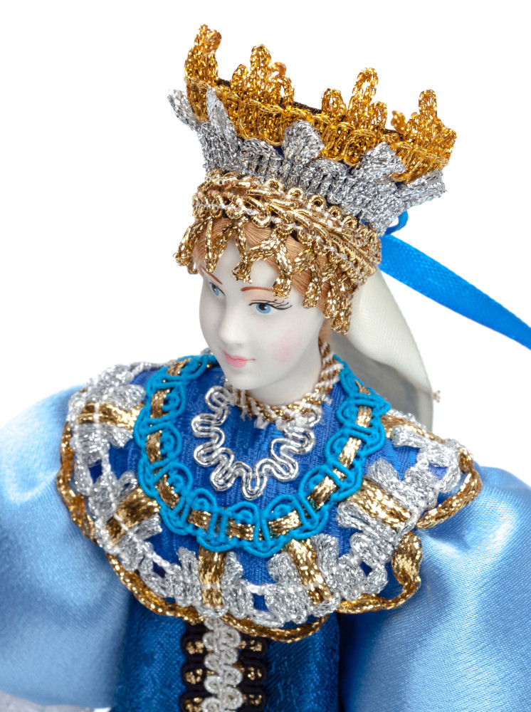 240 mm Russian Women in a Blue Holiday Dress 18 century (by Le Russe)