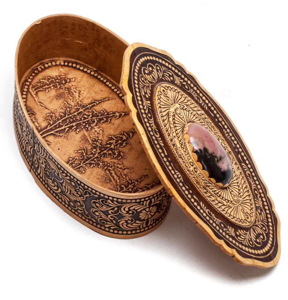 Hand Made Birch Bark Box