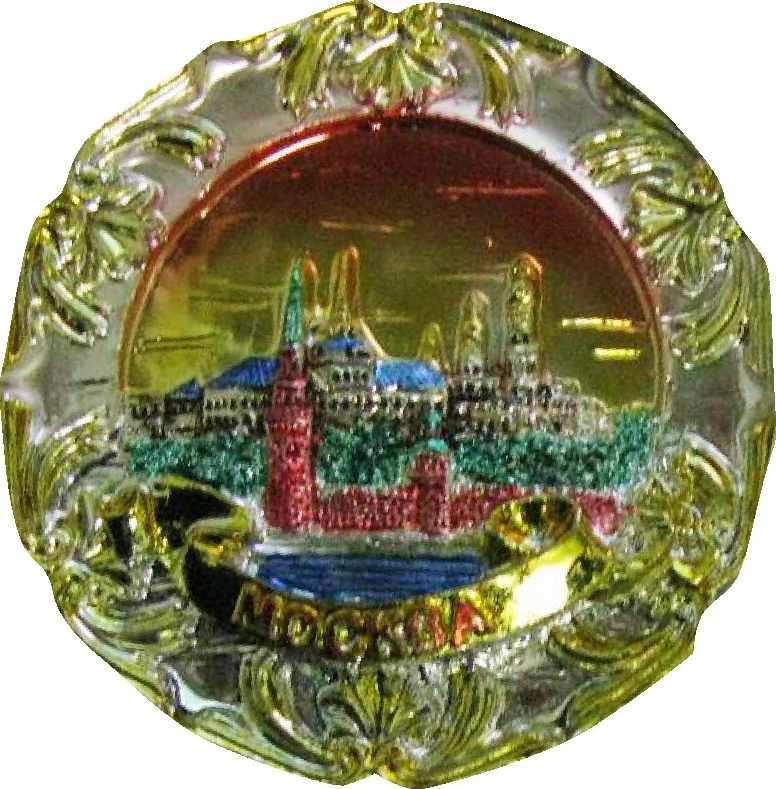 Магнит рельефный "Москва", 6,5х6,5 см