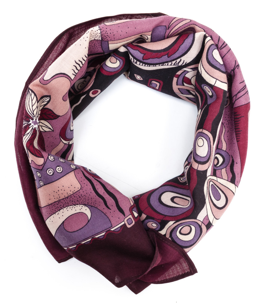Shop Woolen Scarves Overlocked 89x89 cm Платок «Отражение» online at Skazka.site | Eligible for fast shipping and free returns. Платок «Отражение»