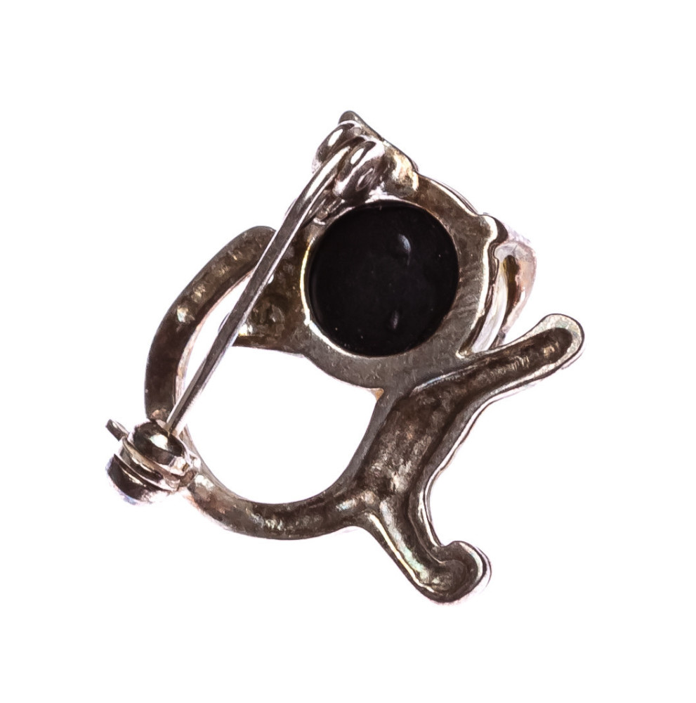 3 g Cat Baltic Amber Brooch