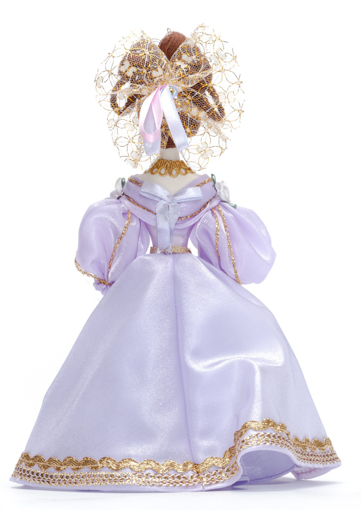 Russian Girl hand made Porcelain Doll in a 19th century Dress - 11 Inches (by Le Russe)