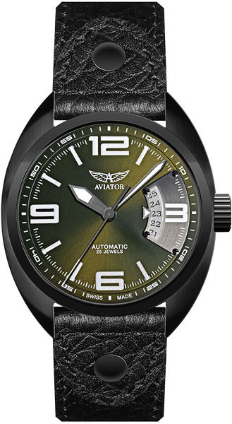 Швейцарские механические наручные часы Aviator R.3.08.5.092.4