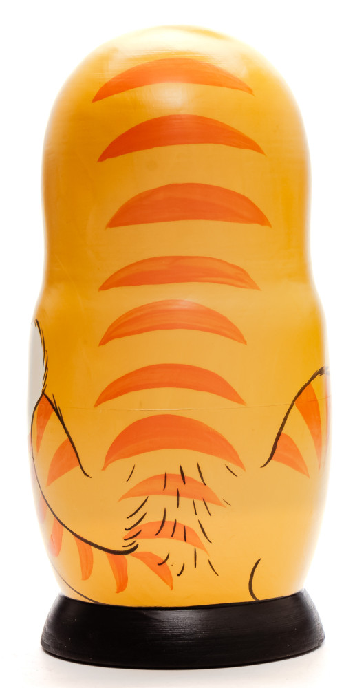 Shop Exclusive Nesting Dolls 160 mm Cat with a Fish hand painted Traditional Russian Wooden Matryoshka doll 5 pcs (by Igor Malyutin) online at Skazka.site | Eligible for fast shipping and free returns. 160 mm Cat with a Fish hand painted Traditional Russian Wooden Matryoshka doll 5 pcs (by Igor Malyutin)