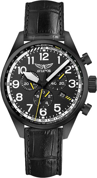 Швейцарские наручные часы Aviator V.2.25.5.169.4 с хронографом