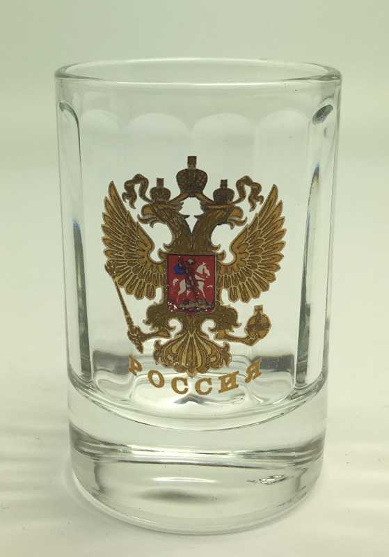 Russian Coat of Arms Shot Glass